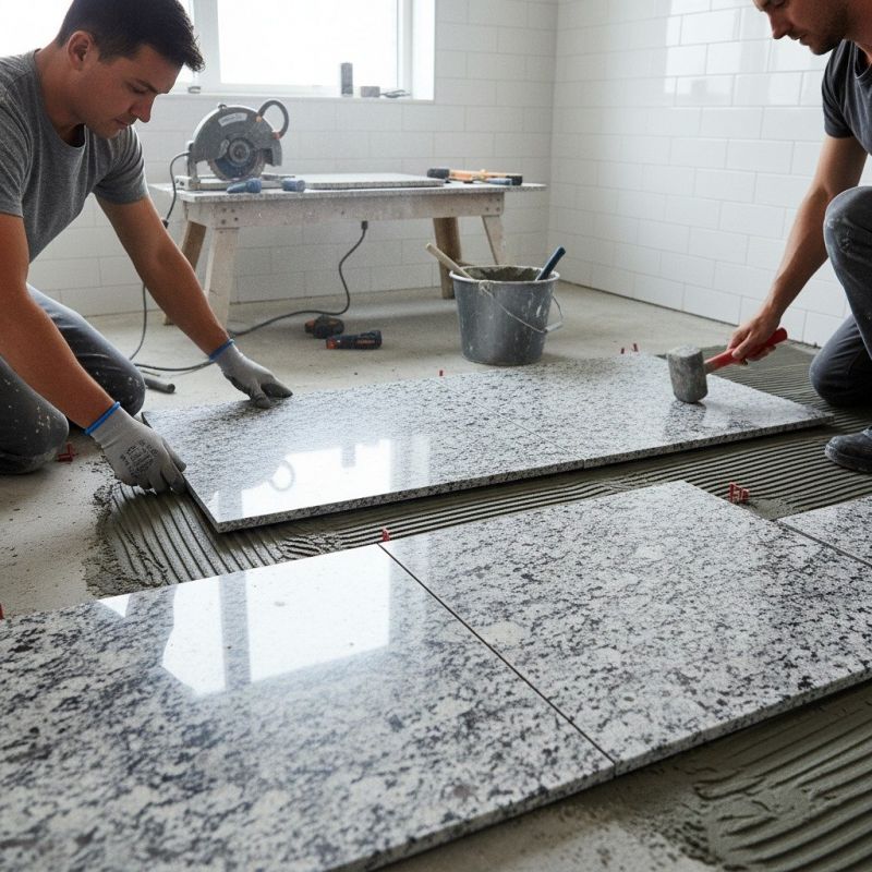 Tile Countertop Installation