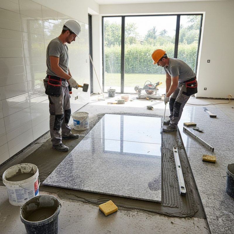 Quartz Slab Installation