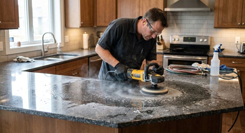 Countertop Polishing in Roseville, CA