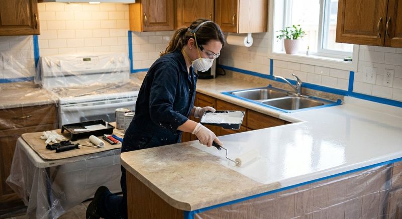 Countertop Reglazing in Sacramento, CA