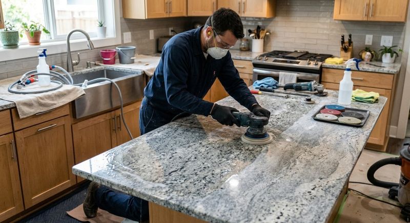 Granite Countertop Polishing in Sacramento, CA