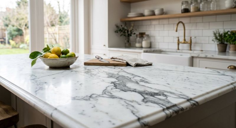 Marble Slab Installation in Sonoma County, CA
