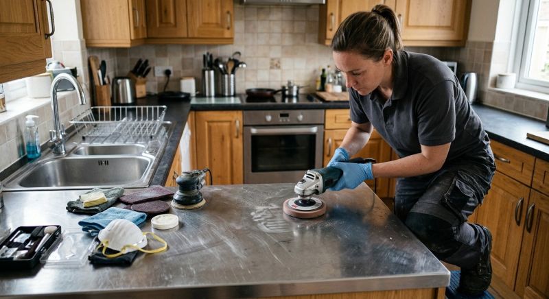 Stainless Counter Replacement in Sonoma County, CA