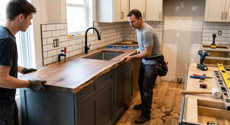 Wood Countertop Replacement in Sonoma County, CA